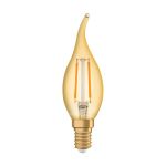 Ledvance  Vintage 1906 LED E14 Candle Gold 2.5W 220lm - 824 Extra Warm White | Replaces 22W