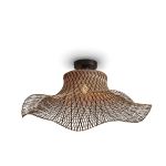 Good&Mojo Ceiling Light Ibiza Bamboo Brown L | Suitable for 1x E27 