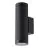 D'Lite Wall Light Velor Aluminium Black Up & Down | IP54 - Suitable for 2x GU10
