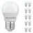Multipack 10x Noxion Lucent Classic LED E27 Ball Filament Clear 4.5W 470lm - 827 Extra Warm White | Replaces 40W