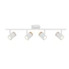 D'Lite Ceiling Light Beitem Metal Frosted White FSC Wood | Suitable For 4x GU10