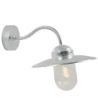 Nordlux Luxembourg Wall Light Steel and Glass Grey - Seaside | IP54 - Suitable for E27