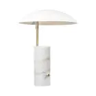 DFTP by Nordlux Table Lamp Mademoiselles Marble and Metal White | Suitable for 1x GU10