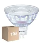Multipack 10x Philips Master LED Spot GU5.3 MR16 7.5W 621lm 36D - 922-927 Dim To Warm | Best Colour Rendering - Dimmable - Replaces 50W