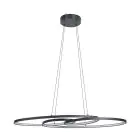 Eglo Pendant Gianella Steel Black 38W 4400lm - 830 Warm White | Dimmable